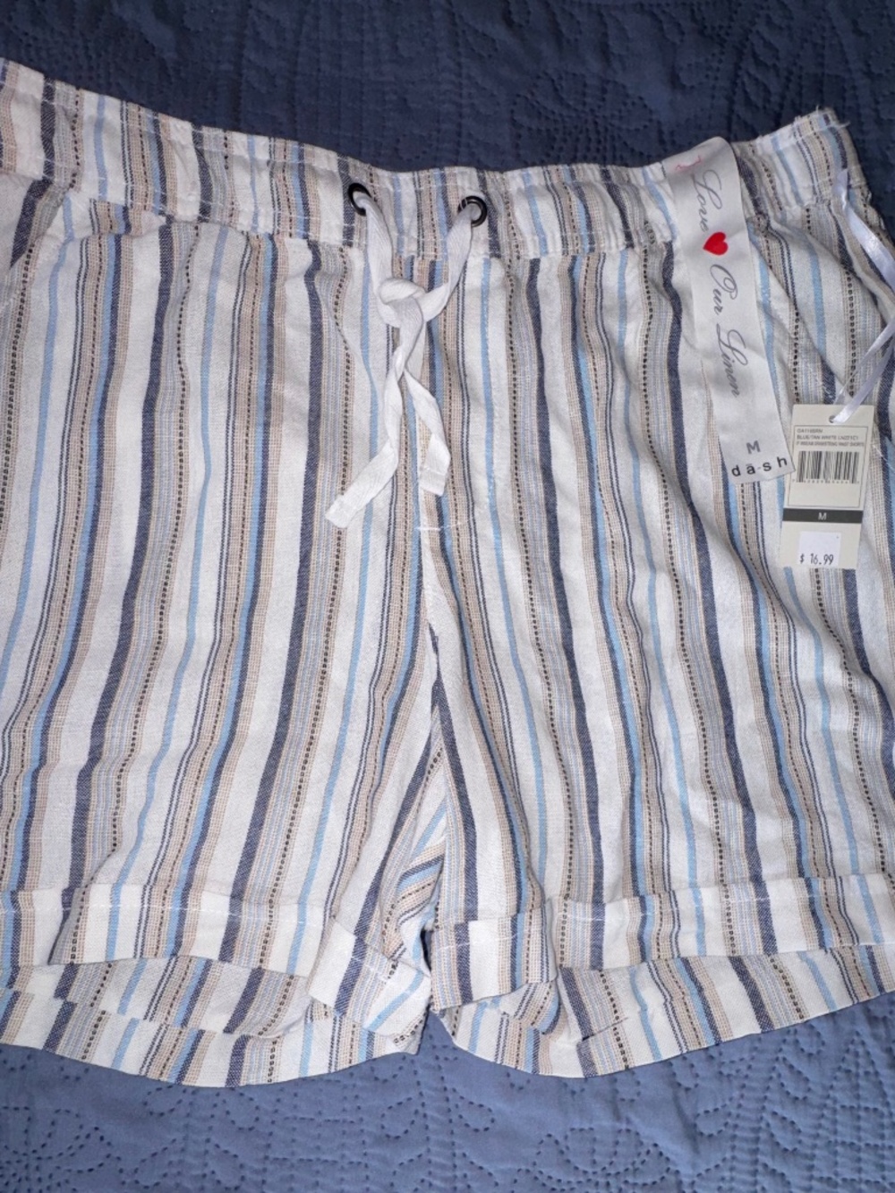 Da-sh Linen Drawstring Shorts